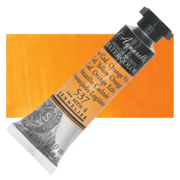 Picture of Sennelier l'Aquarelle Watercolor Series-4 10ml Cadmium Yellow Orange (537)