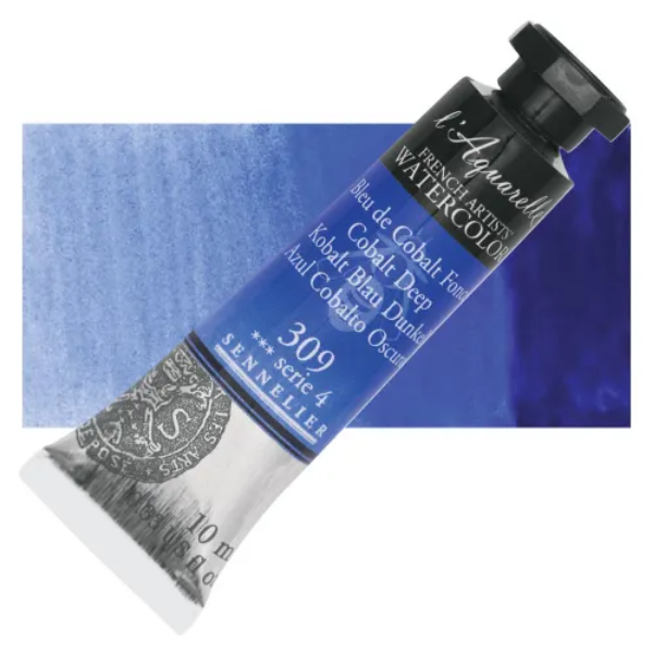 Picture of Sennelier l'Aquarelle Watercolor Series-4 10ml Cobalt Deep (309)