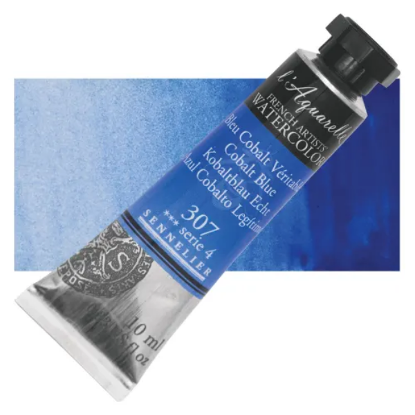 Picture of Sennelier l'Aquarelle Watercolor Series-4 10ml Cobalt Blue (307)