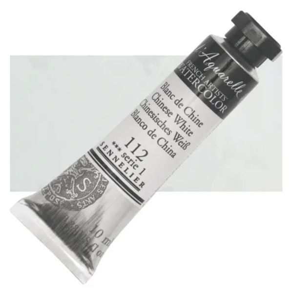Picture of Sennelier l'Aquarelle Watercolor Series-1 10ml Chinese White (112)