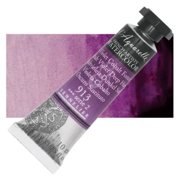 Picture of Sennelier l'Aquarelle Watercolor Series-2 10ml Cobalt Violet Deep Hue (913)