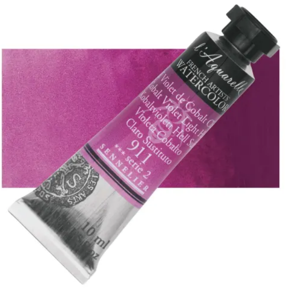 Picture of Sennelier l'Aquarelle Watercolor Series-2 10ml Cobalt Violet Light Hue (911)