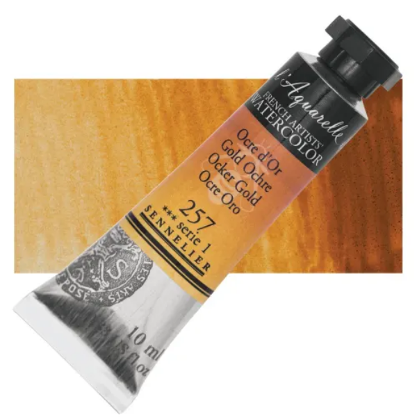 Picture of Sennelier l'Aquarelle Watercolor Series-1 10ml Gold Ochre (257)