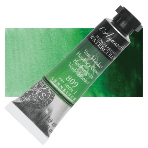 Picture of Sennelier l'Aquarelle Watercolor Series-1 10ml Hooker's Green (809)