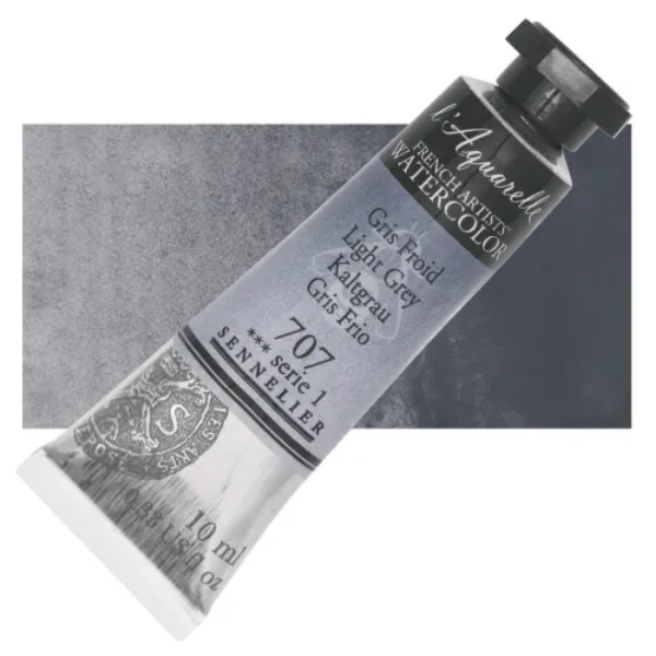 Picture of Sennelier l'Aquarelle Watercolor Series-1 10ml Light Grey (707)