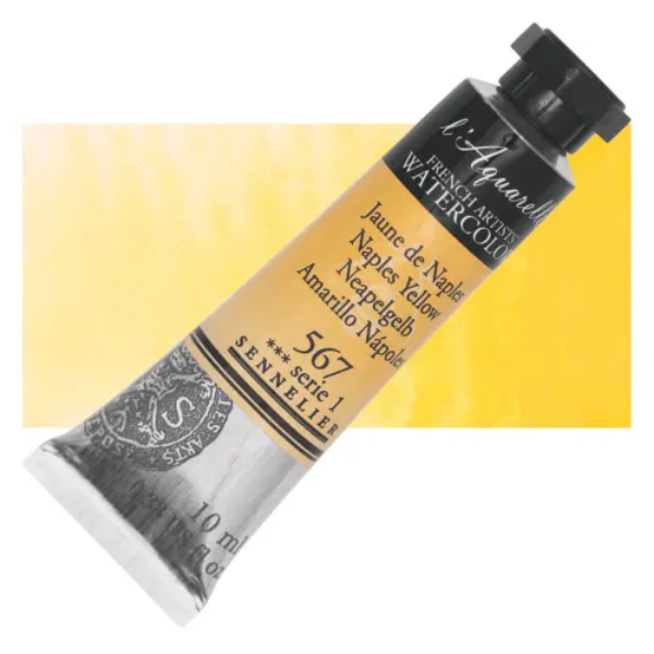 Picture of Sennelier l'Aquarelle Watercolor Series-1 10ml Naples Yellow (567)