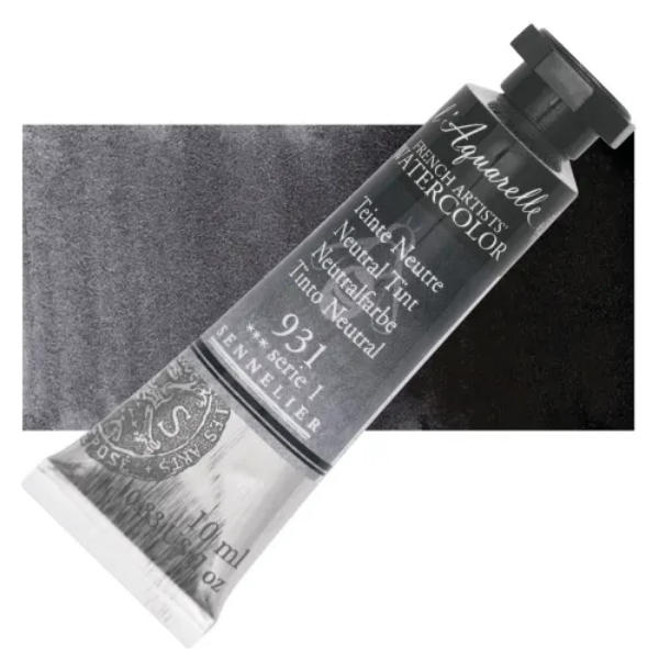 Picture of Sennelier l'Aquarelle Watercolor Series-1 10ml Neutral Tint (931)