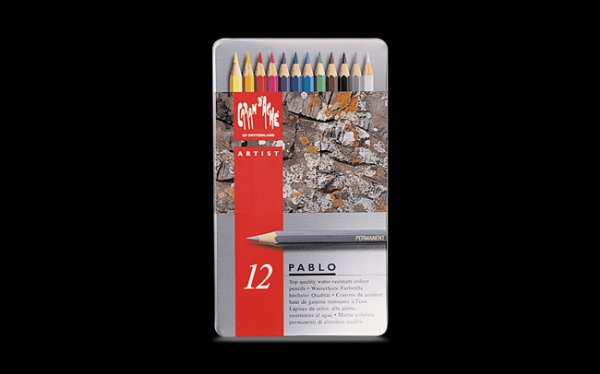 Picture of Caran d'Ache Pablo Artist Watercolour Pencil - Set of 12