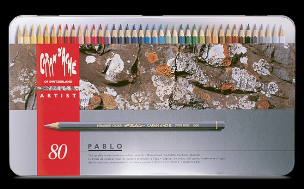 Picture of Caran d’Ache Pablo Artist Water Colour Pencil - Set of 80