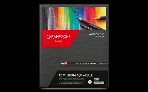 Picture of Caran d'Ache Museum Aquarelle Watercolour Pencil - Set of 12