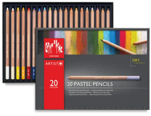 Picture of Caran d’Ache Artist Pastel Pencils - Set of 20 (Dry Pastel)