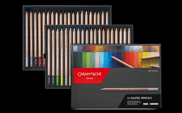 Picture of Caran d’Ache Artist Pastel Pencils - Set of 40 (Dry Pastel)