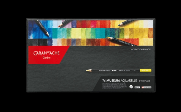 Picture of Caran d'Ache Museum Aquarelle Watercolour Pencil - Set of 76