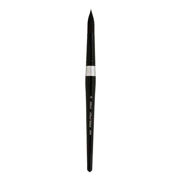 Picture of Silver Brush Black Velvet Round (3000S-18")