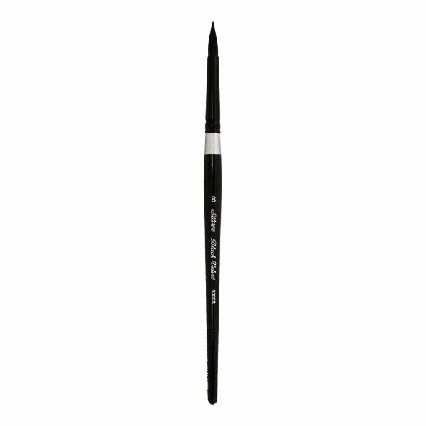 Picture of Silver Brush Black Velvet Round (3000S-8")