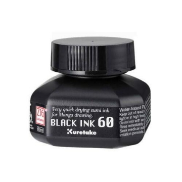 Picture of Kuretake Black Ink 60ml