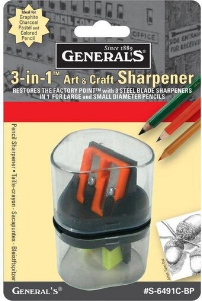 Picture of General's Art & Craft Sharpener - 3 in 1
