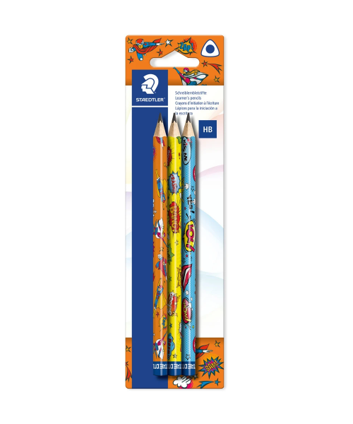 Picture of Staedtler Pencil- HB Pack of 3 (Comic Design)