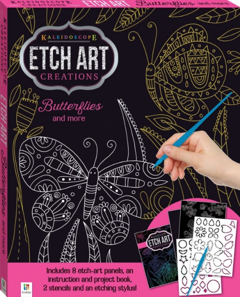 Picture of Hinkler Kaleidoscope Etch Art Creations Butterflies and more