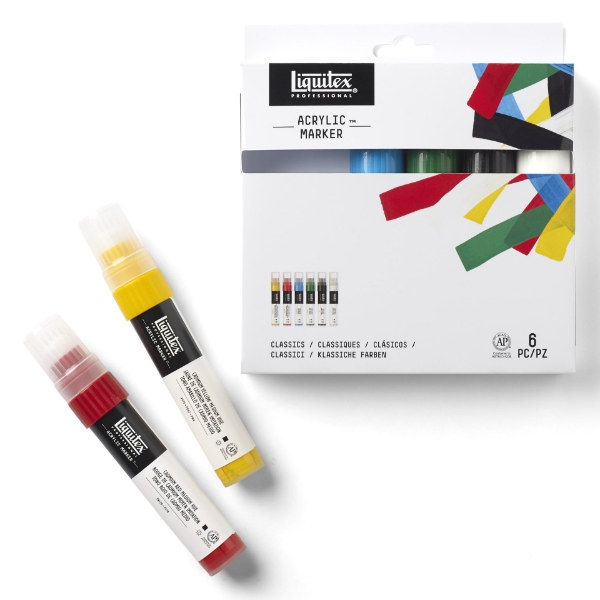 Picture of Liquitex Acrylic Marker - Set of 6 (15mm)