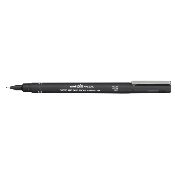 Picture of Uni pin Fine Line Pen (0.2 mm)