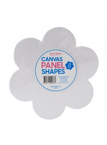 Picture of Mont Marte Canvas Panel Shapes - Set of 8