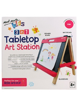 Picture of Mont Marte Kids Tabletop Art Station 3 in 1