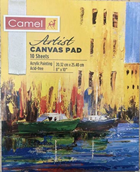 Picture of Camlin Canvas Pad 20.32x25.40cm (8x10)