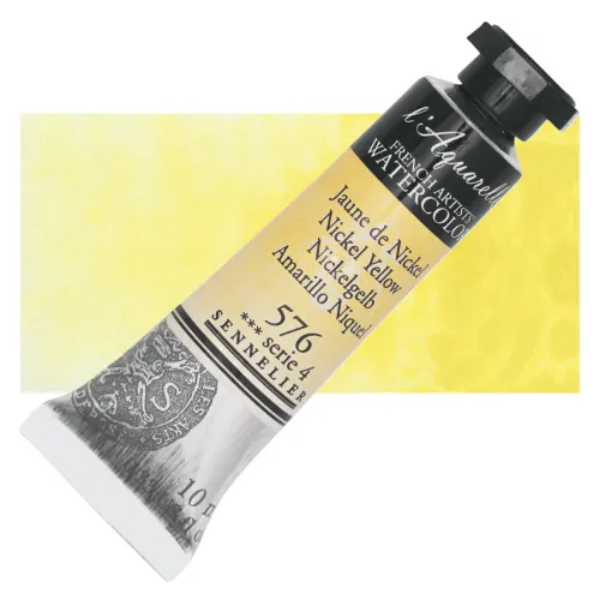 Picture of Sennelier l'Aquarelle Watercolor Series-4 10ml Nickel Yellow (576)