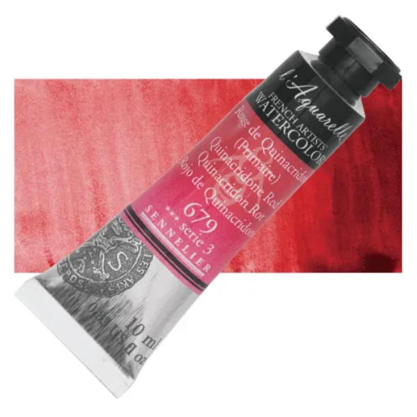 Picture of Sennelier l'Aquarelle Watercolor Series-3 10ml Quinacridon Red (679)