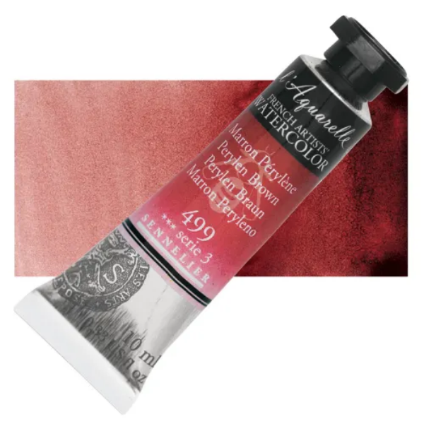 Picture of Sennelier l'Aquarelle Watercolor Series-3 10ml Perylen Brown (499)