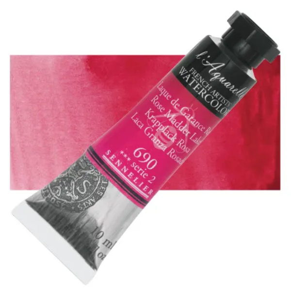 Picture of Sennelier l'Aquarelle Watercolor Series-2 10ml Rose Madder Lake (690)