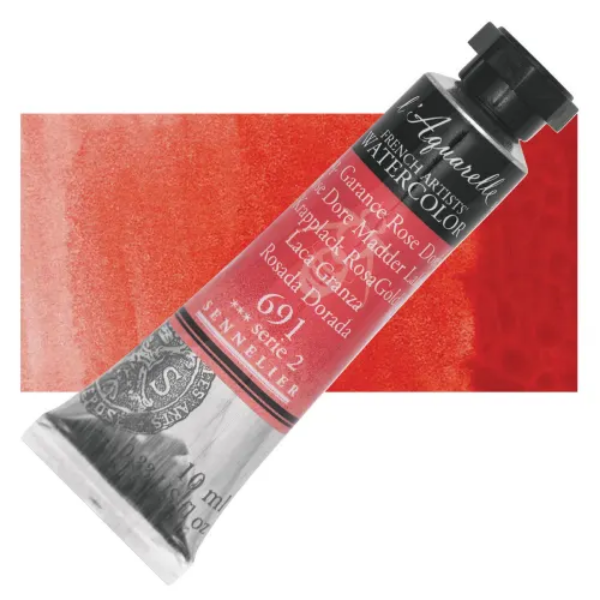 Picture of Sennelier l'Aquarelle Watercolor Series-2 10ml Rose Dore Madder lake (691)
