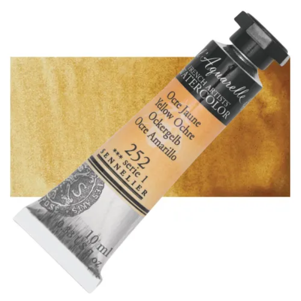 Picture of Sennelier l'Aquarelle Watercolor Series-1 10ml Yellow Ochre (252)