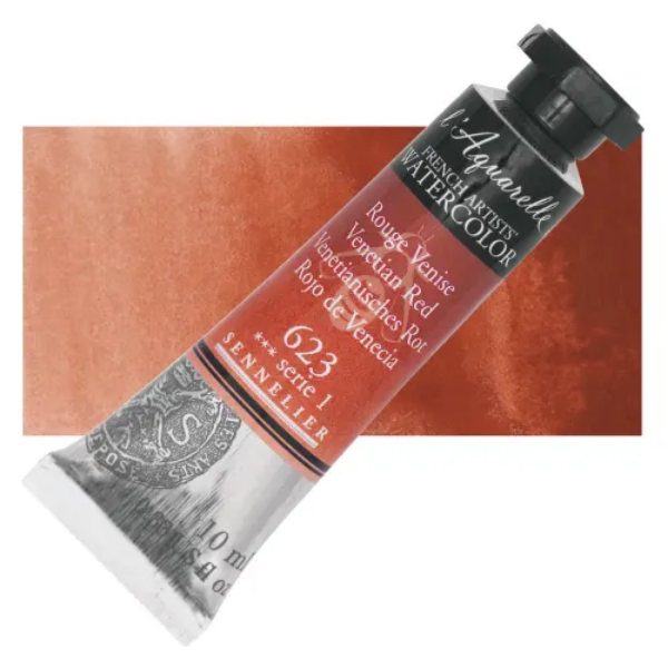 Picture of Sennelier l'Aquarelle Watercolor Series-1 10ml Venetian Red (623)