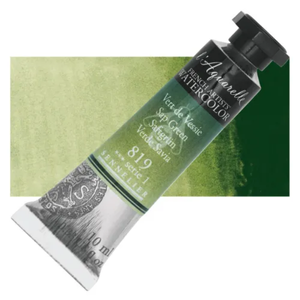 Picture of Sennelier l'Aquarelle Watercolor Series-1 10ml Sap Green (819)