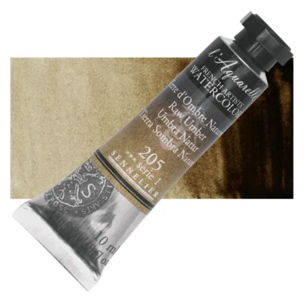 Picture of Sennelier l'Aquarelle Watercolor Series-1 10ml Raw Umber (205)