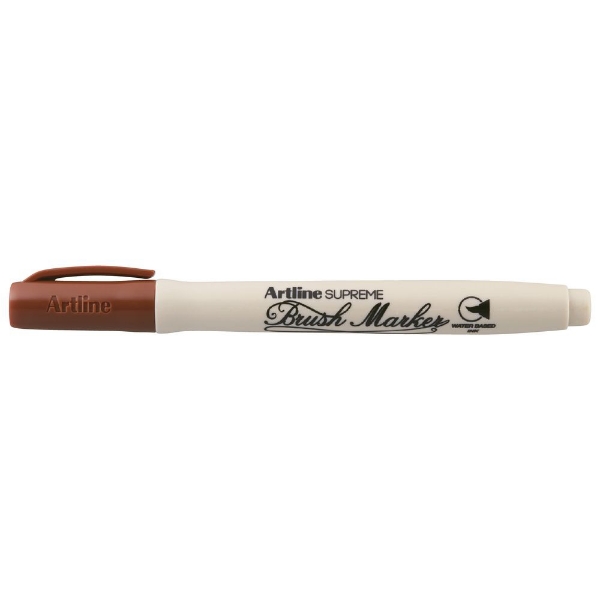 Picture of Artline Supreme brush marker Brown