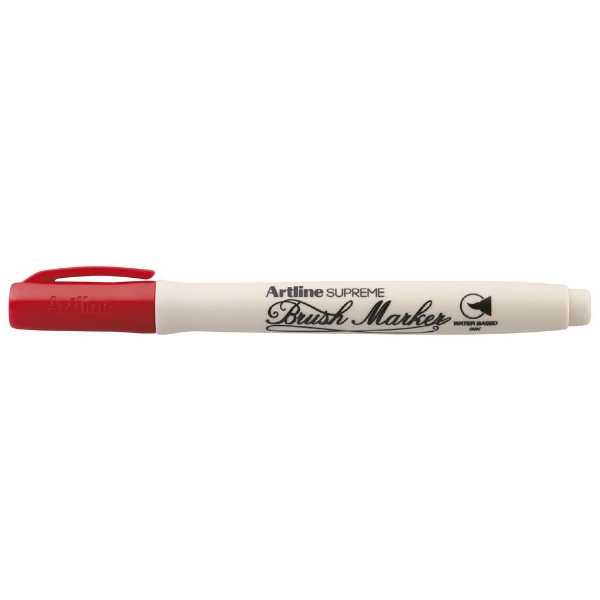 Picture of Artline Supreme brush marker Red