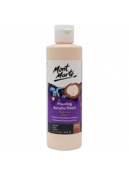 Picture of Mont Marte Pouring Acrylic Paint - Peach (240ml)