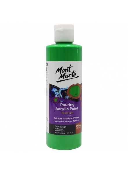 Picture of Mont Marte Pouring Acrylic Paint - Dark Green (240ml)