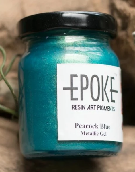 Picture of EPOKE Resin Pigment Peacock Blue 75g (Metallic)
