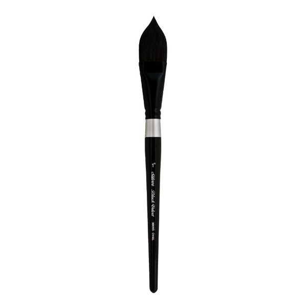 Picture of Silver Brush Black Velvet Oval (3009S-1")