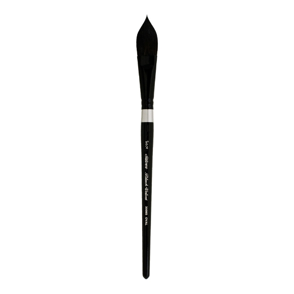 Picture of Silver Brush Black Velvet Oval (3009S-3/4")