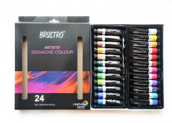 Picture of Brustro Artists  Gouache Colour Set 24x12ml