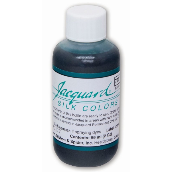 Picture of Jacquard Green Label Silk Colour 60ml - Viridian Green (736)