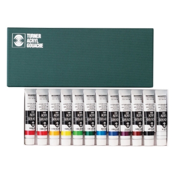 Picture of Turner acrylic gouache 12 color set (20 ml)