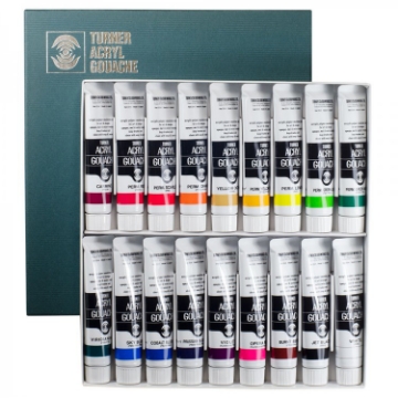 Picture of Turner acrylic gouache 18 color set (20 ml)