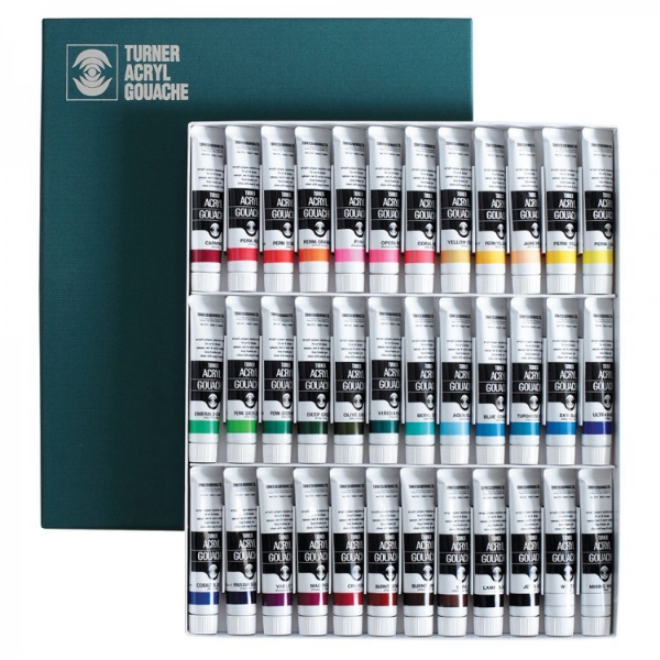 Picture of Turner acrylic gouache 36 color set (20 ml)