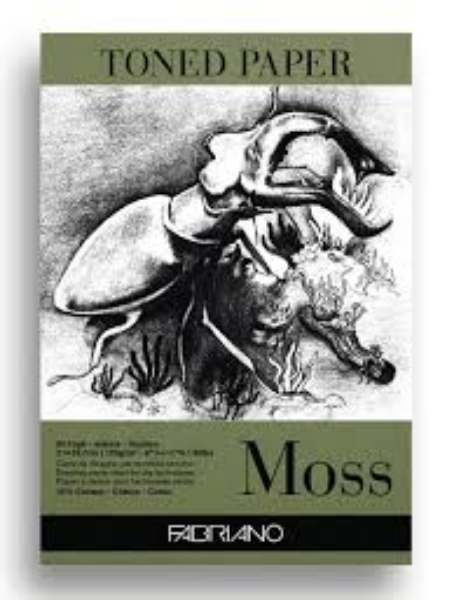 Picture of Fabriano toned paper pad A4 (MOSS)